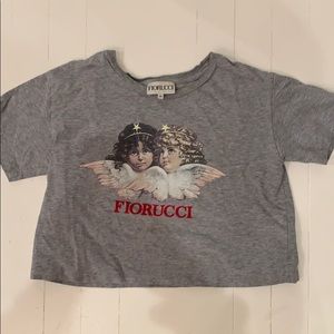 Fiorucci grey crop top